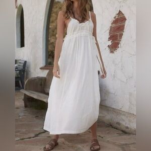 ✨NWT FREE PEOPLE C’EST BON MIDI WHITE SIZE LARGE